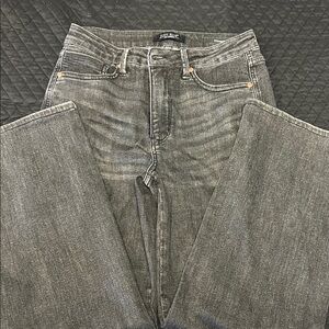 Judy Blue Washed Black Wide Leg Jeans